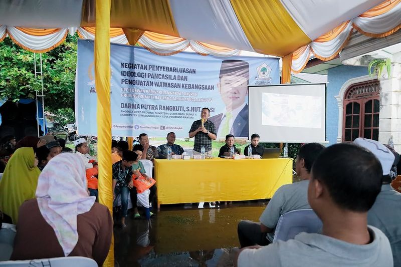 Sosialisasi Ideologi Pancasila dan Wawasan Kebangsaan di Nagori Silulu - Foto 6