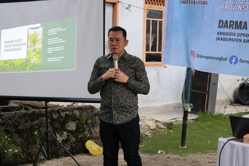 Sosialisasi Pertanian Organik di Nagori Balimbingan - Foto 1
