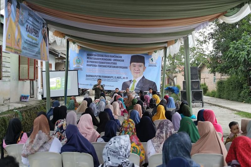 Sosialisasi Pertanian Organik di Nagori Balimbingan - Foto 2