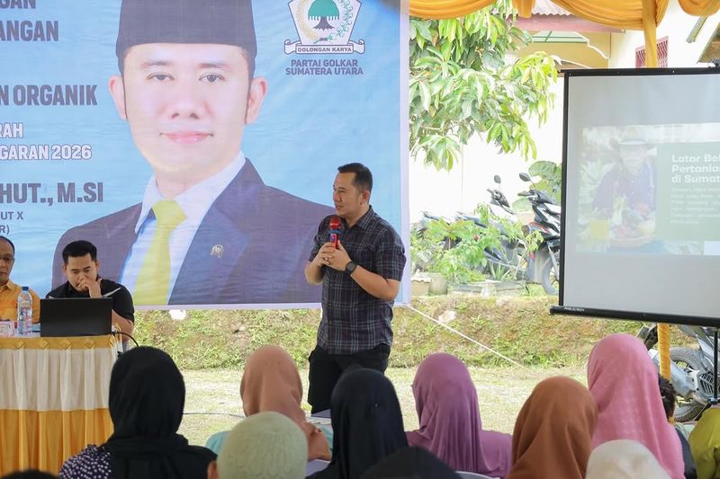 Sosialisasi Pertanian Organik di Nagori Serapuh - Foto 1