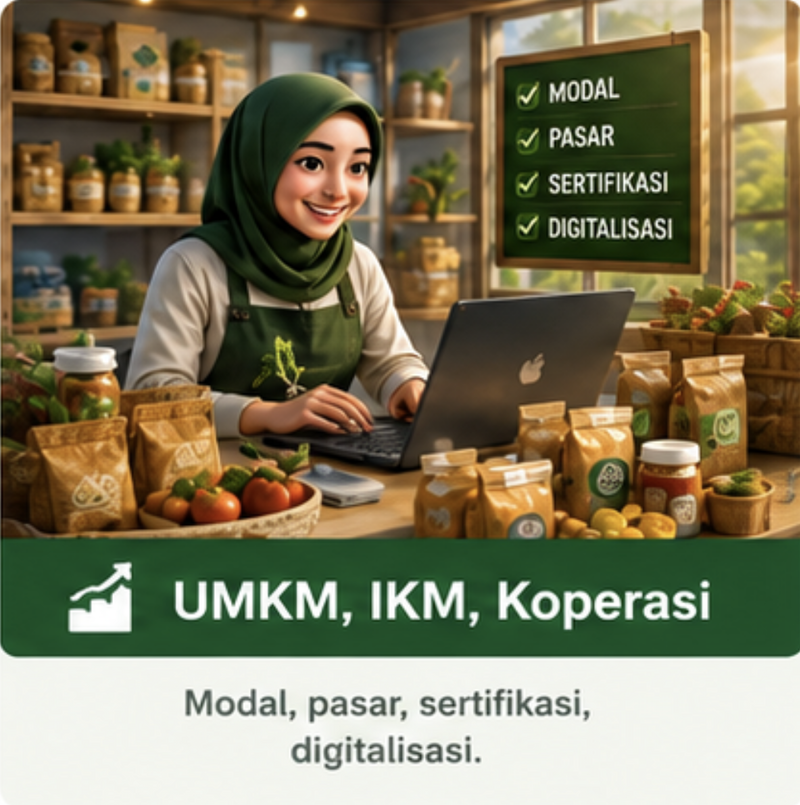 UMKM, IKM, Koperasi